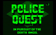 Police Quest: In Pursuit of the Death Angel for IBM PC/Compatibles - Title screen.
