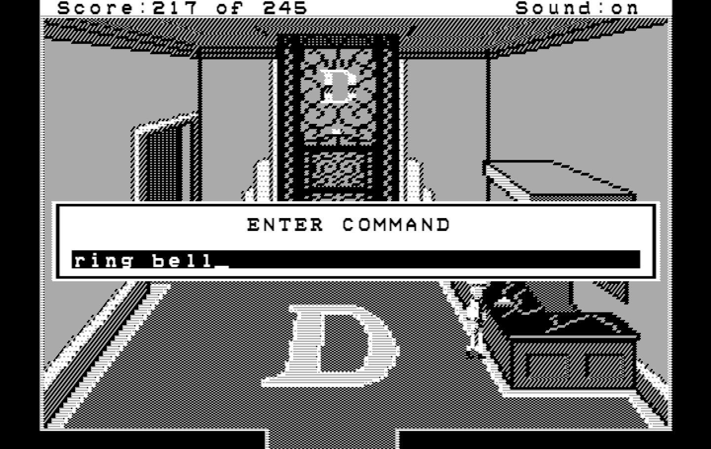 Police Quest: In Pursuit of the Death Angel IBM PC/Compatibles Screenshot: Trying to get some service around here!