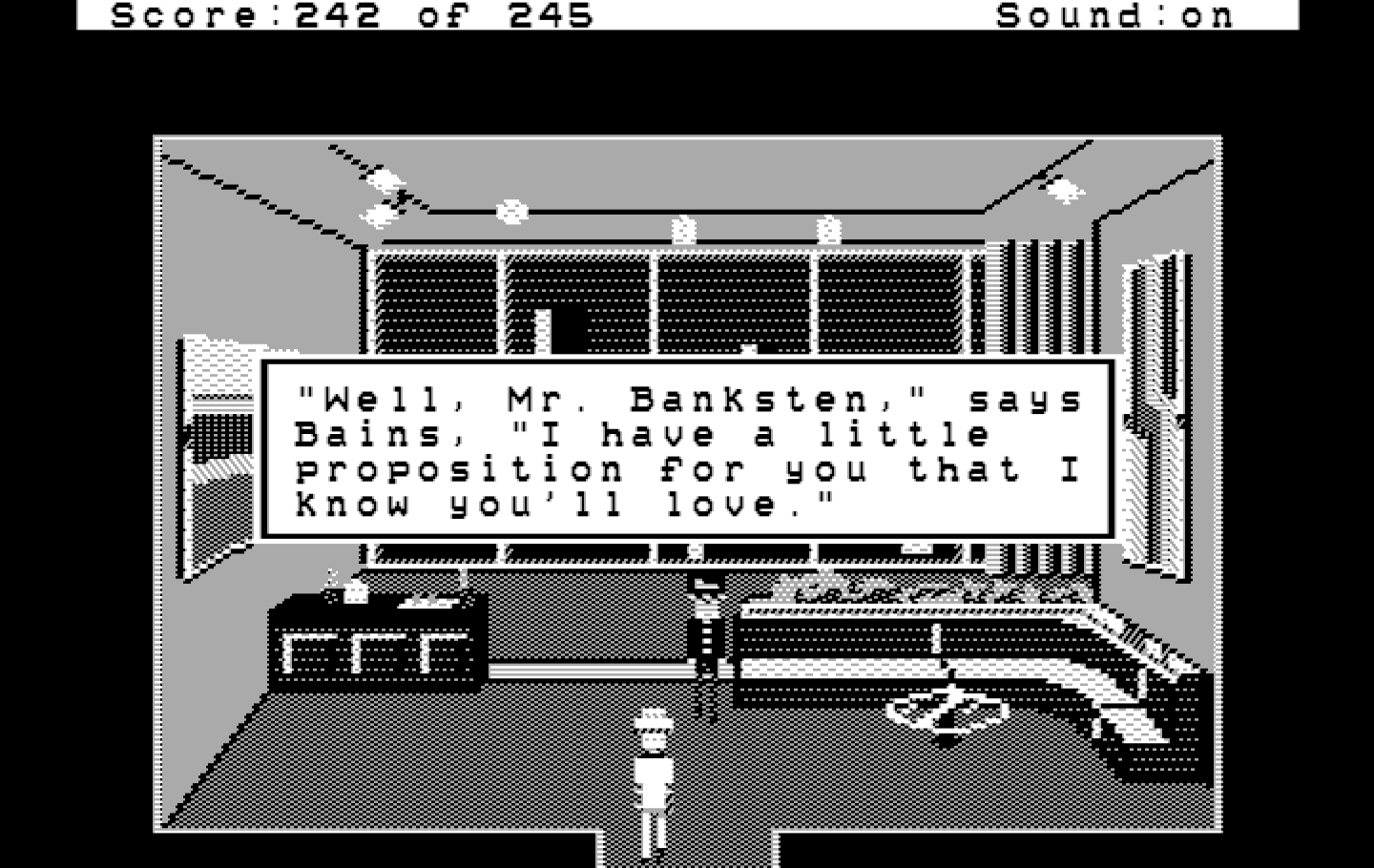 Police Quest: In Pursuit of the Death Angel IBM PC/Compatibles Screenshot: Time for the final showdown!