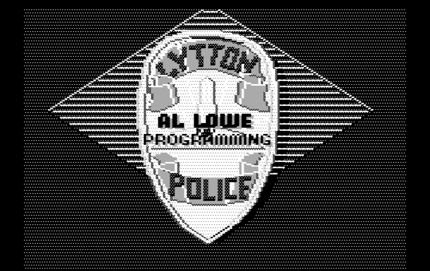 Police Quest: In Pursuit of the Death Angel IBM PC/Compatibles Screenshot: One of several credits screens.