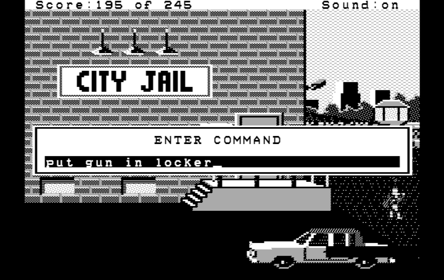 Police Quest: In Pursuit of the Death Angel IBM PC/Compatibles Screenshot: You'll need to follow proper police procedures.