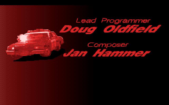 Police Quest 3: The Kindred IBM PC/Compatibles Screenshot: Introduction; credits screen 3.