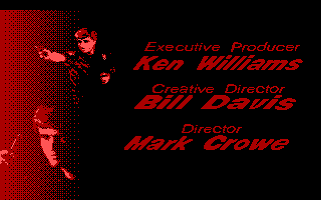 Police Quest 3: The Kindred IBM PC/Compatibles Screenshot: Introduction; credits screen 1.