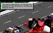 Police Quest 3: The Kindred for IBM PC/Compatibles - Pulled over someone who was speeding...