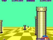 Space Harrier for Sega Master System - Oops, I crashed into a pole!
