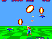 Space Harrier for Sega Master System - I'm under attack!