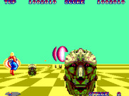 Space Harrier for Sega Master System - On to the second stage...