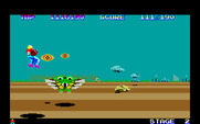 Space Harrier for Fujitsu FM-7 - On to the second stage...