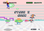 Space Harrier for Arcade - Stage 3 begins.