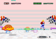 Space Harrier for Arcade - Some enemies are fast, be careful!