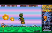 Space Harrier for IBM PC/Compatibles - A large dragon attacks...