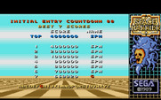 Space Harrier for IBM PC/Compatibles - High scores...