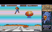 Space Harrier for IBM PC/Compatibles - Each level features different enemies.