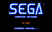 Space Harrier for IBM PC/Compatibles - SEGA logo.
