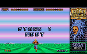 Space Harrier for IBM PC/Compatibles - Ready to begin Stage 01?