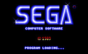 Space Harrier for IBM PC/Compatibles - SEGA logo.