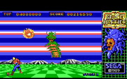 Space Harrier for IBM PC/Compatibles - A large dragon attacks!