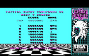 Space Harrier for IBM PC/Compatibles - High scores.