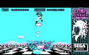 Space Harrier for IBM PC/Compatibles - Gameplay on stage 01.