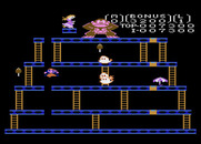 Donkey Kong for Atari 7800 - Jumping over a gap...