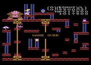 Donkey Kong for Atari 7800 - Game over.
