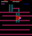Donkey Kong for Arcade - Game introduction.