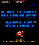 Donkey Kong for Arcade - Title screen (U.S. version)