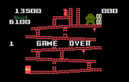 Donkey Kong for Intellivision - Game over.