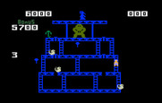Donkey Kong for Intellivision - Walk over all of the pegs to complete the round.