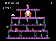 Donkey Kong for ColecoVision - Once you complete all of the screens, the game starts to repeat with higher difficulty.