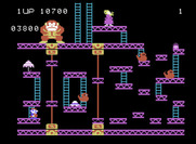 Donkey Kong for ColecoVision - I once again need to jump across the many, little platforms...