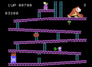 Donkey Kong for ColecoVision - You can use the hammer to smash barrels, but can't climb ladders at the same time.
