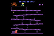 Donkey Kong for Atari 2600 - Starting screen.
