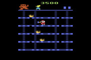 Donkey Kong for Atari 2600 - Use the hammer to smash enemies; but, you can't climb while carrying it!