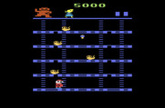 Donkey Kong for Atari 2600 - Start of the second round.