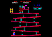 Donkey Kong for Amstrad CPC - First screen completed...