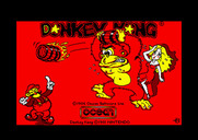 Donkey Kong for Amstrad CPC - Loading screen.
