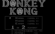 Donkey Kong for IBM PC/Compatibles - Title screen.