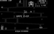 Donkey Kong for IBM PC/Compatibles - Game over.