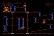 Donkey Kong for Atari 8-bit - I was caught!