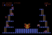 Donkey Kong for Atari 8-bit - Level completed!