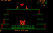 Donkey Kong for IBM PC/Compatibles - Second level complete!