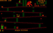 Donkey Kong for IBM PC/Compatibles - Crushed by a barrel!