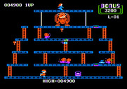 Donkey Kong for Apple II - Almost completed this round!