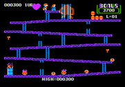 Donkey Kong for Apple II - Round one completed!