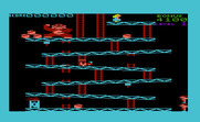 Donkey Kong for Commodore VIC-20 - Hit by a barrel...