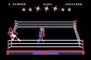 Bop'N Wrestle for Atari 8-bit - I've been thrown into the ropes!