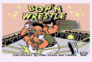 Bop'N Wrestle for Atari 8-bit - Title screen.