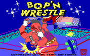 Bop'N Wrestle for IBM PC/Compatibles - Title screen.