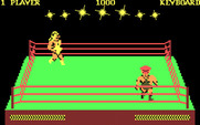 Bop'N Wrestle for IBM PC/Compatibles - A fight begins.